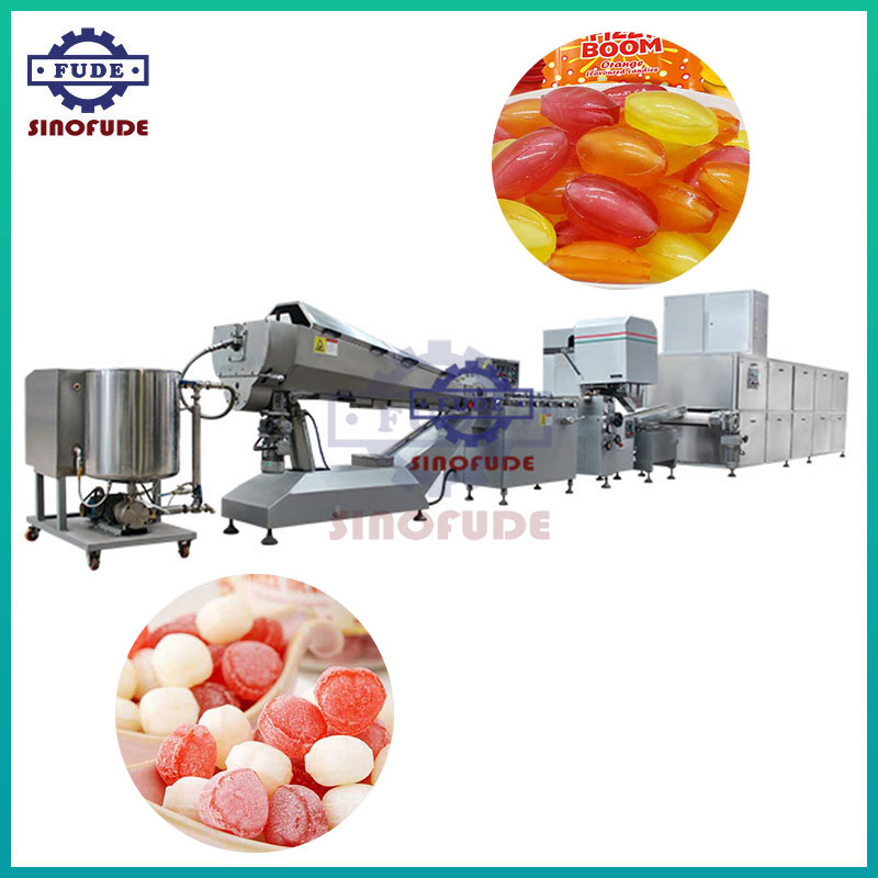 How does the Hard Candy Production Line work